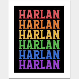 HARLAN COLORFUL CITY Posters and Art